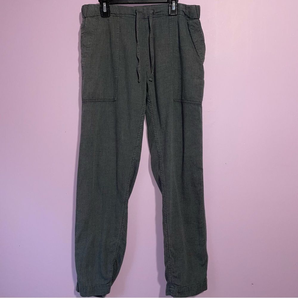 Prana Relaxed Tapered Pants Women Size M Pull On Athleisure Yoga Travel Lounge